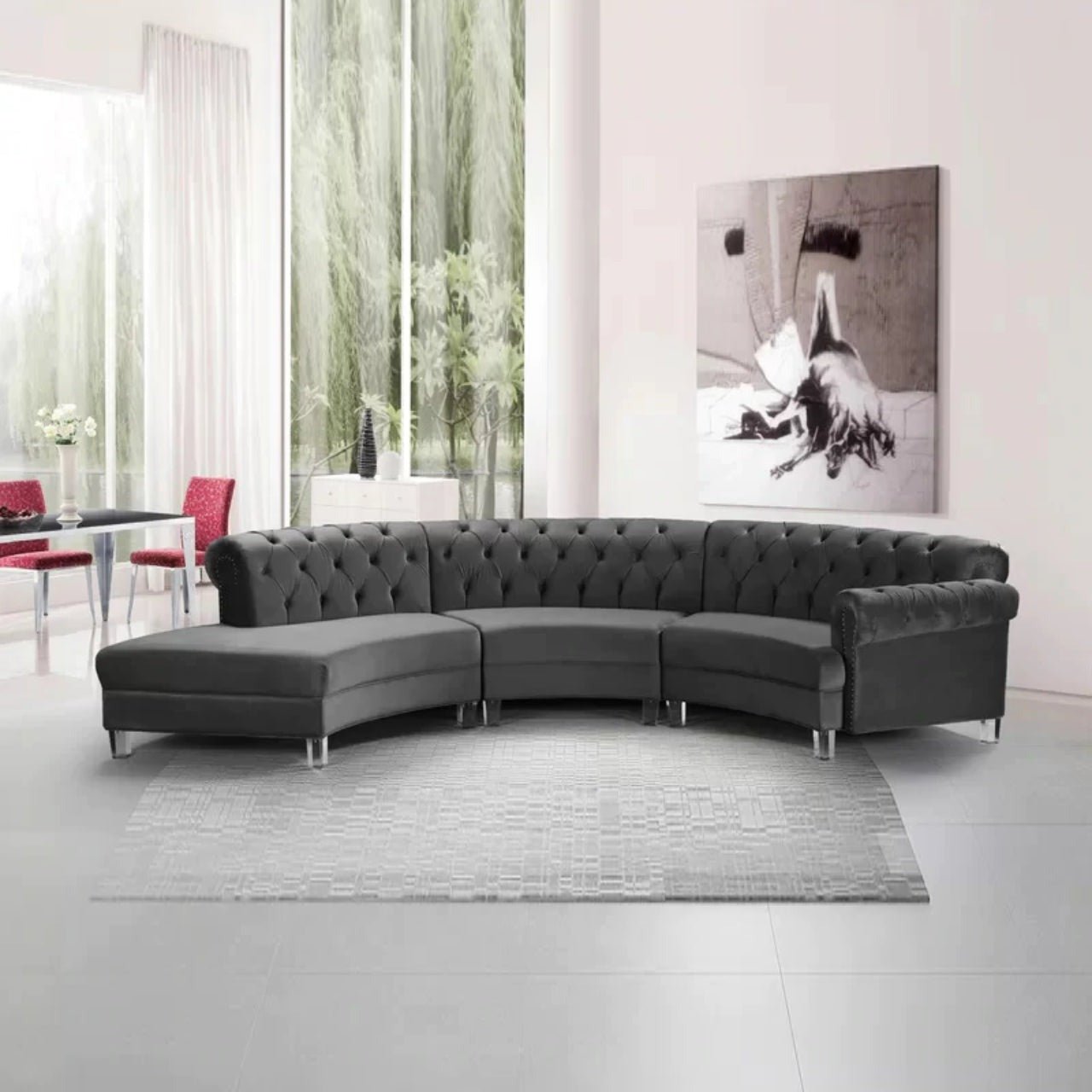 Katrien 93'' Upholstered Sofa & Reviews