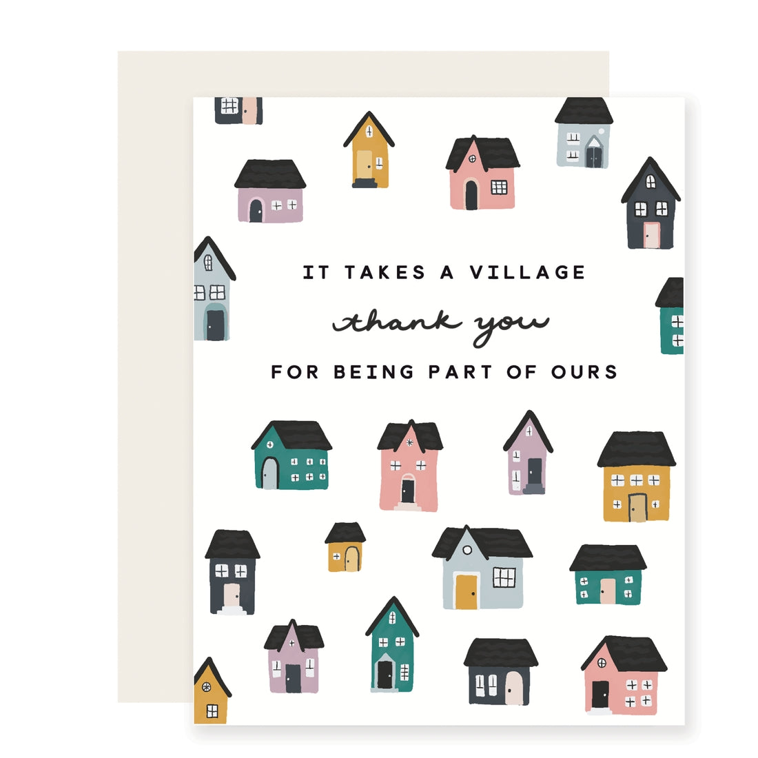 Takes a Village Thank You Card