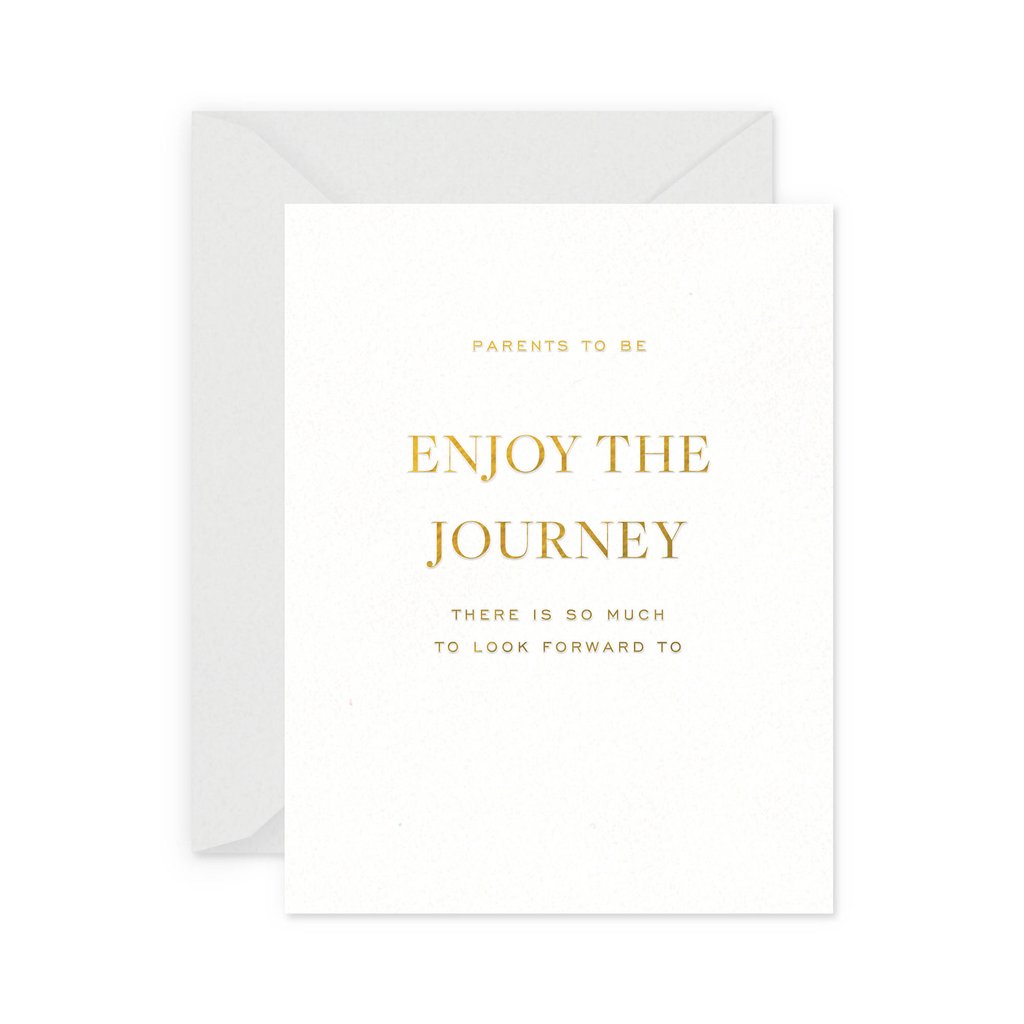 Enjoy The Journey Baby Card