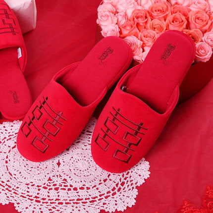 red ladies slippers