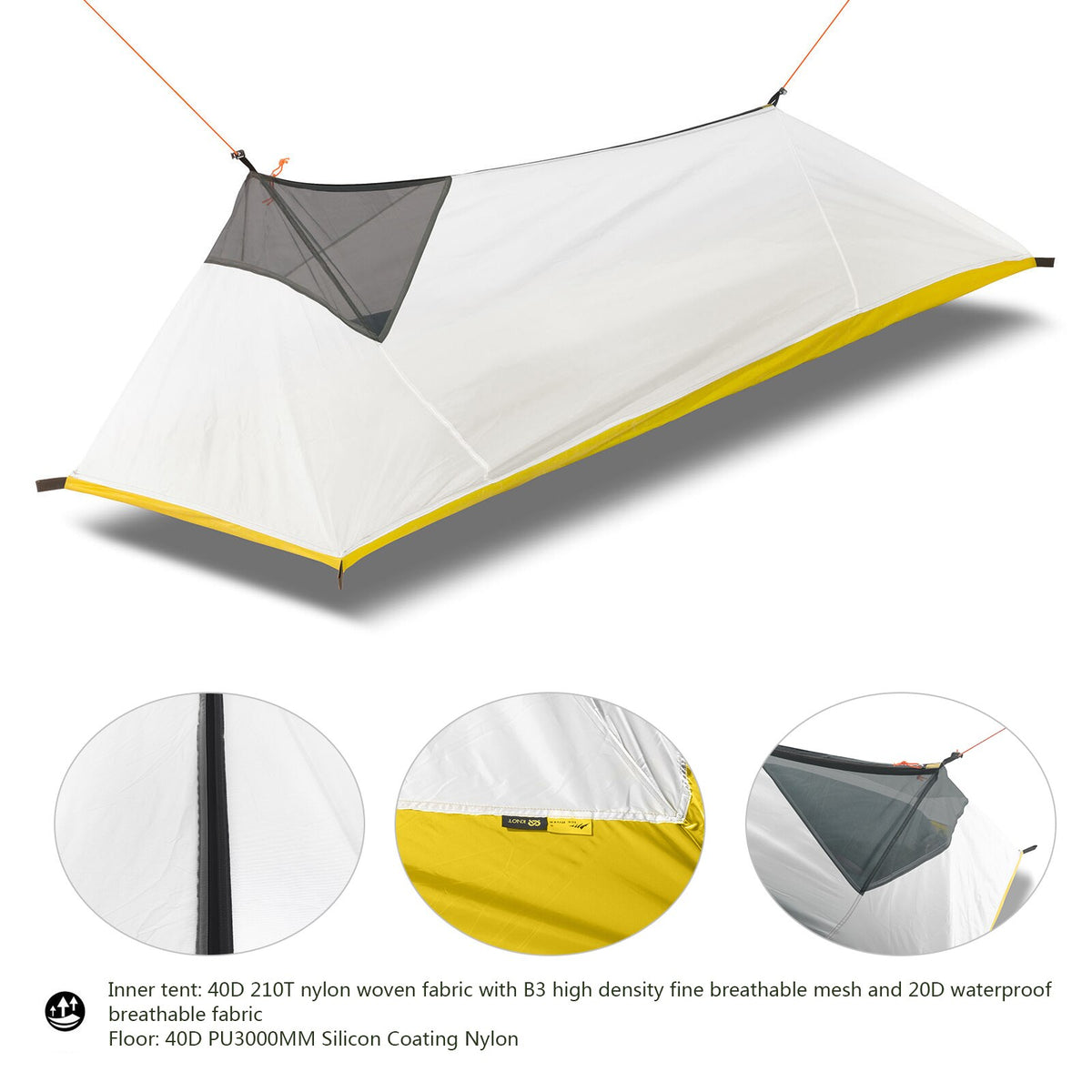 Ultralight Bug Bivy (Full & Partial Mesh Versions)