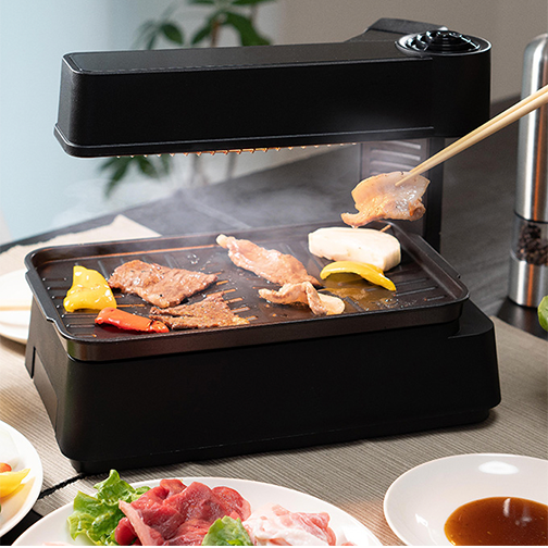 KAIZEN Indoor Electric BBQ Grill 1300W Kitchen Tabletop Portable