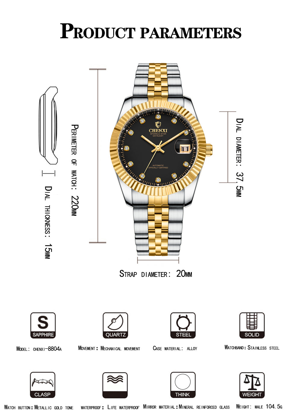 men automatic watches