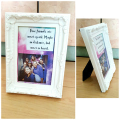 personalized message photo frame