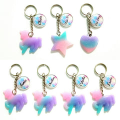 ombre keychains custom