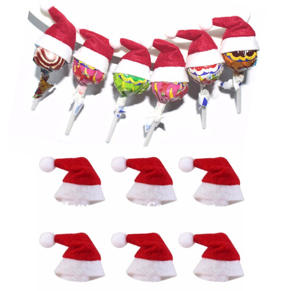 mini santa hats