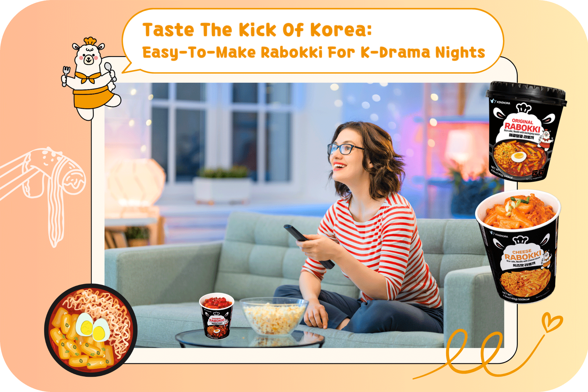 kinikora-Taste the Kick of Korea: Easy-to-Make Rabokki for K-Drama Nights