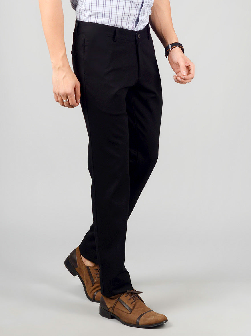 OTTO  Black Casual Trousers  ROSTON  ottostorecom