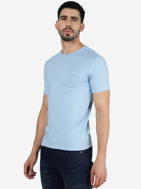 Casual T-Shirt, modern fit, Bleu