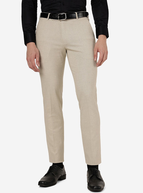 4-Way Stretch Formal Trousers in Jade Olive- Slim Fit