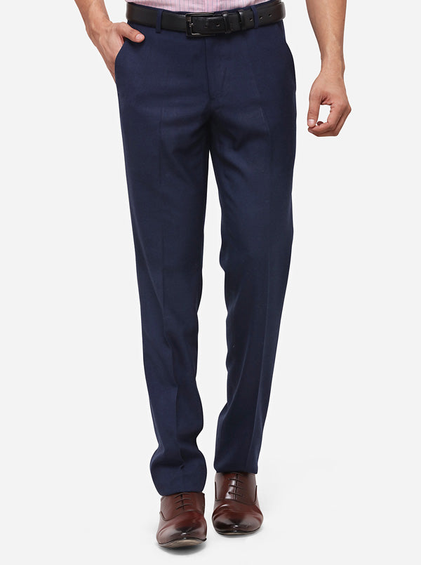 Buy Navy Blue Formal Trouser For Men Online  Best Prices in India   UNIFORM BUCKET