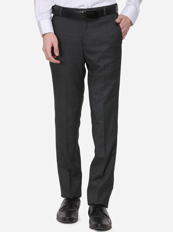 Buy Louis Philippe Grey Trousers Online  769452  Louis Philippe