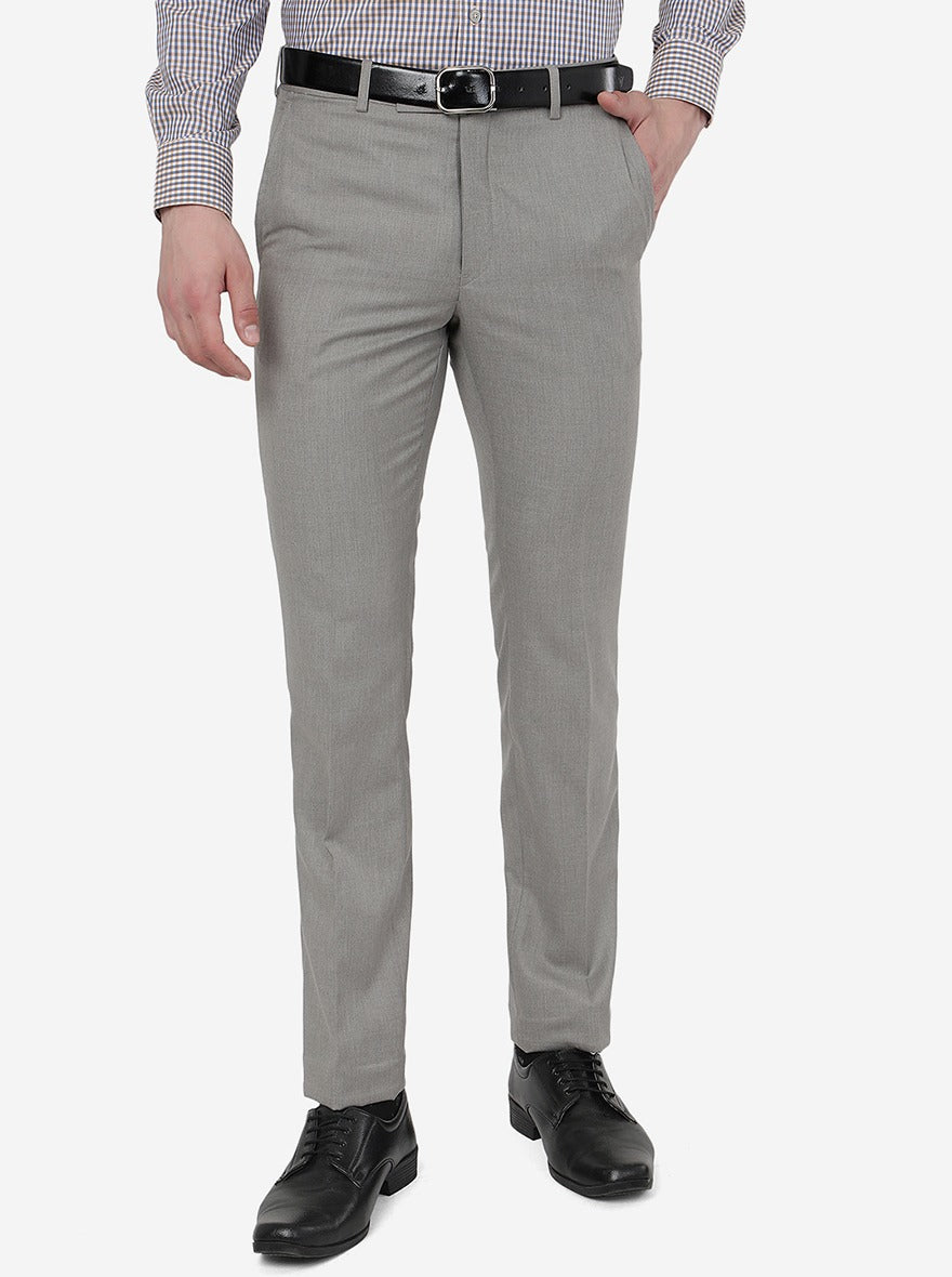 Steel Grey Formal and casual Pant online for men  Beyours  Page 2