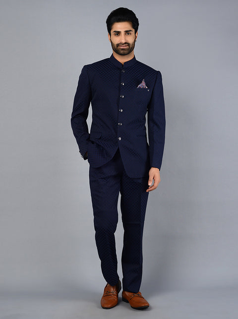 Grey Color Wedding Wear Jacquard Fabric Designer Readymade Jodhpuri Su | Jodhpuri  suits for men, Mens suits, Coat pant