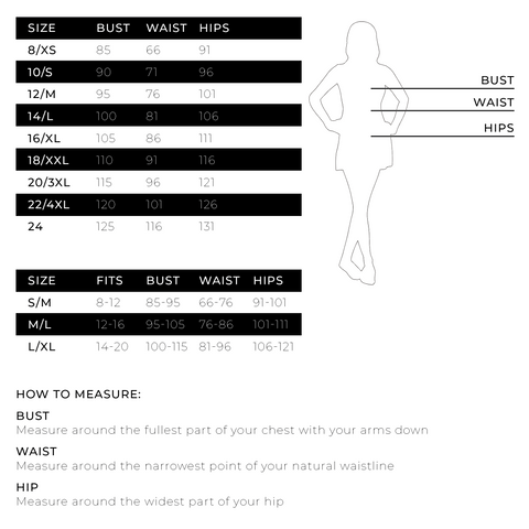 Size Chart - Monaco Jeans – FUDGE Gifts Home Lifestyle