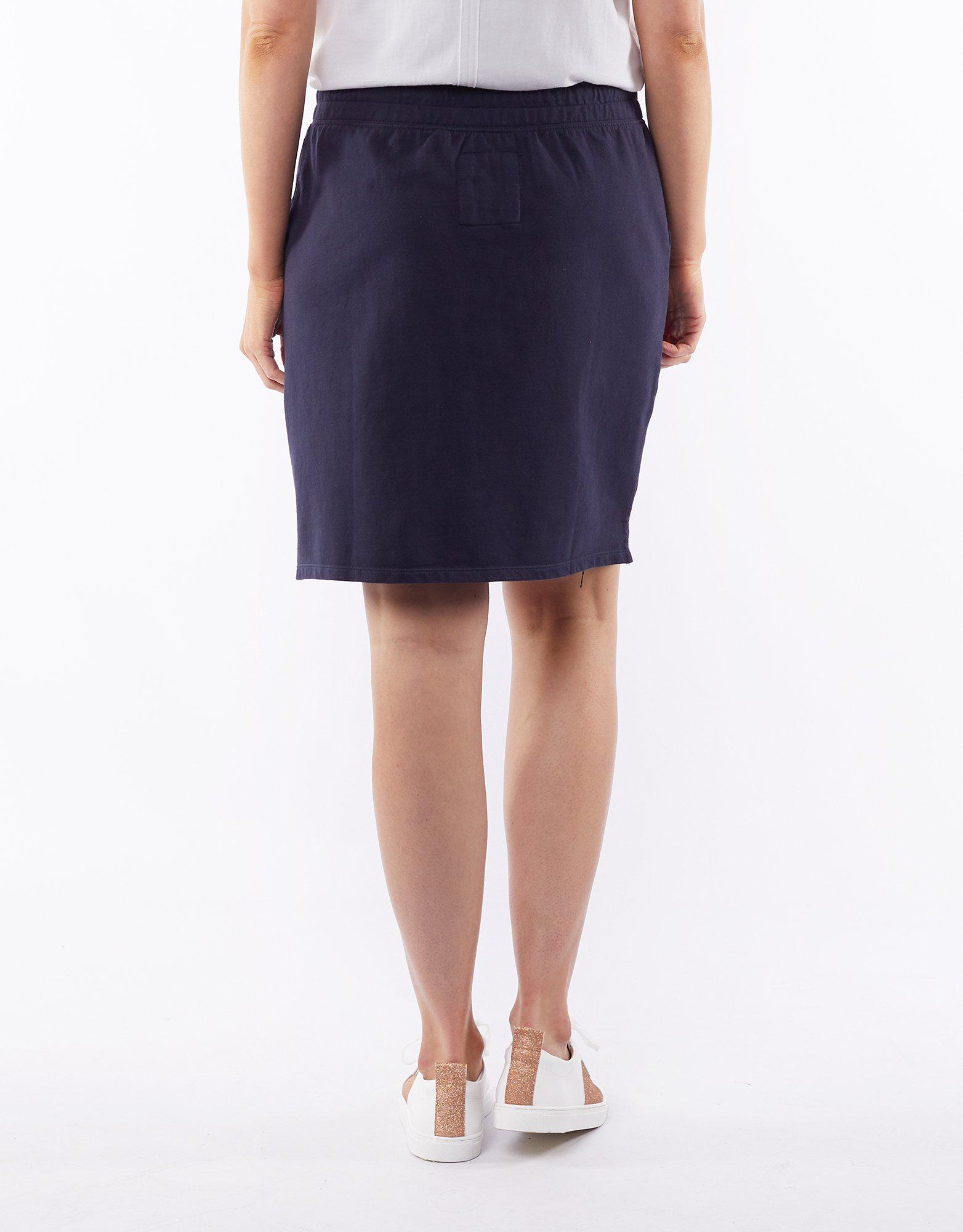 Cassie Skirt - Navy - Elm Lifestyle - FUDGE Gifts Home Lifestyle