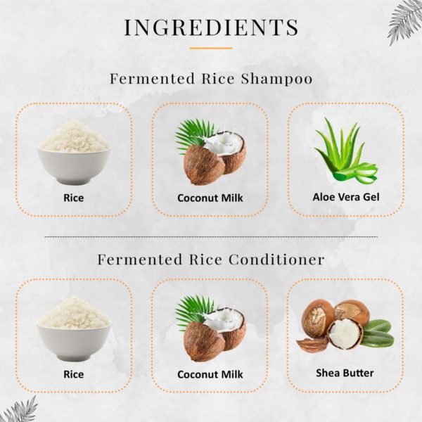 Rice starch to solve skin and hair problems