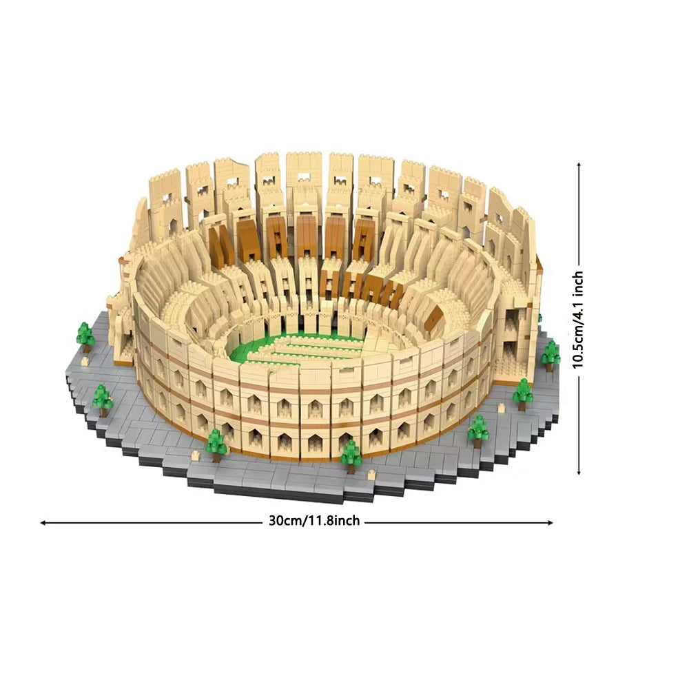 The Leaning Tower of Pisa Euro Constrution Micro Mini Building Blocks - Image 11