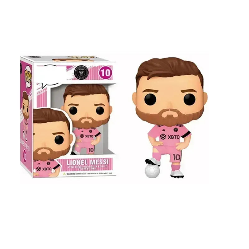 Pop Anime Figure Messi Action Figure Soccer Superstars Messi Funko Model Collection - Image 5