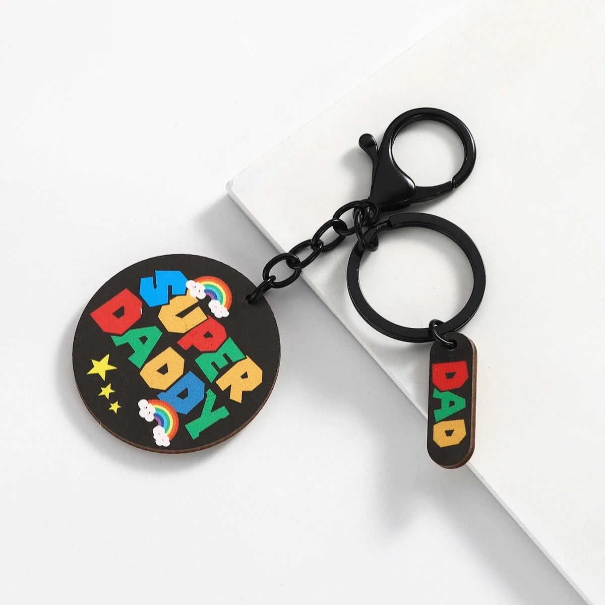 Mom And Super Daddy Keychain - Image 6