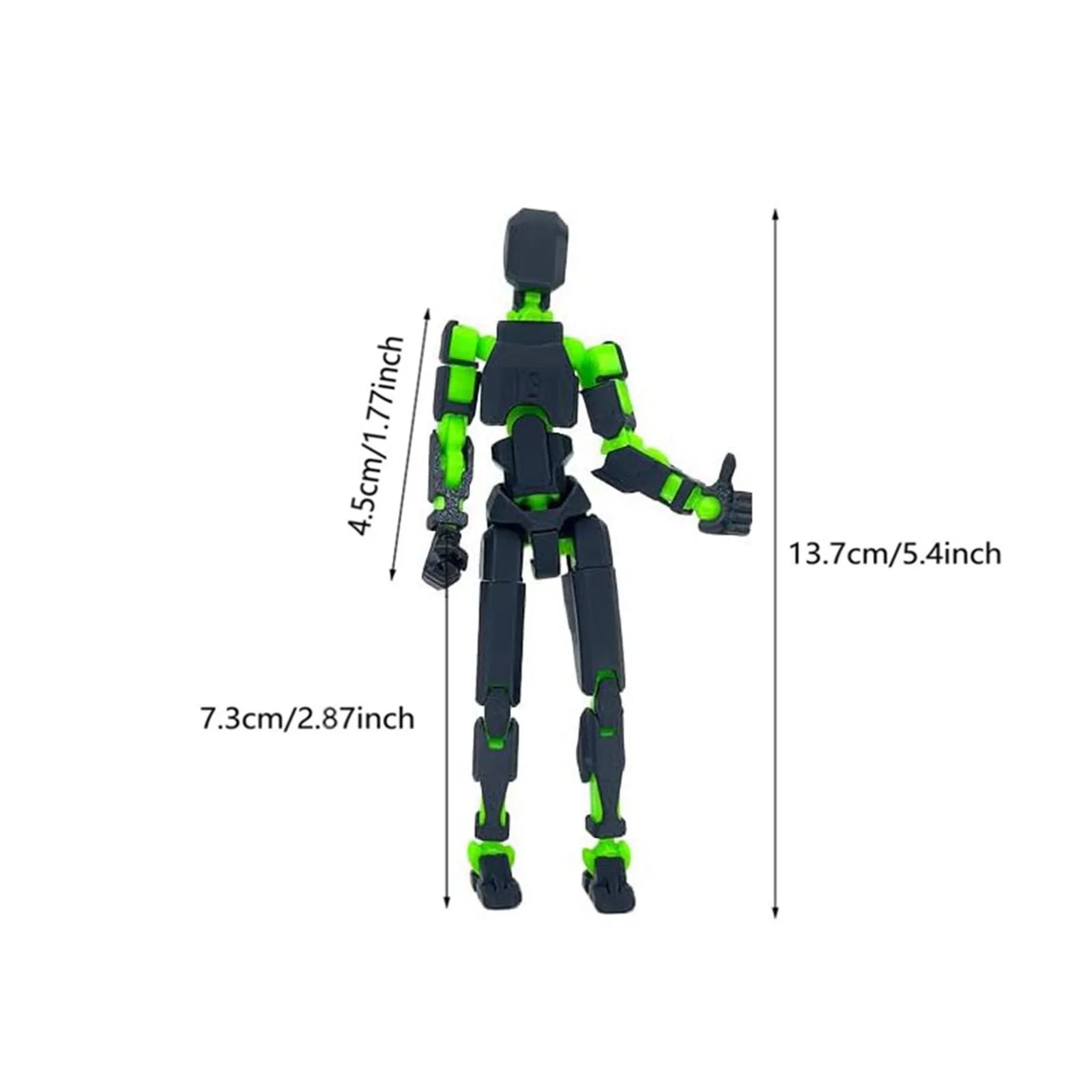 Lucky 13 Figure Toys Dummy 3D Printed Movable Shapeshift Robot Action Figuras - Image 11