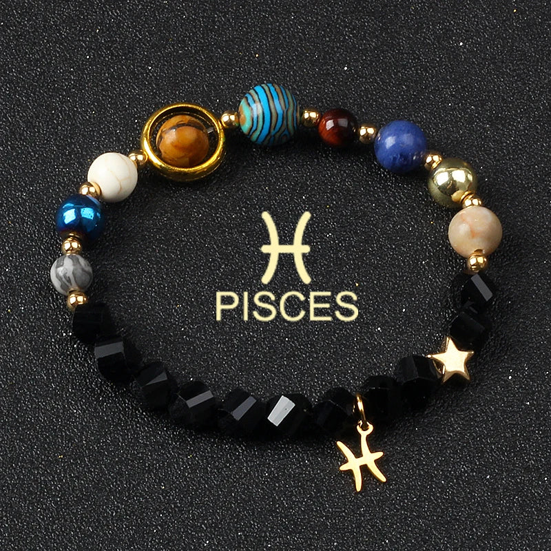 Universe Galaxy Eight Planets 12 Constellation Bracelets - Image 15