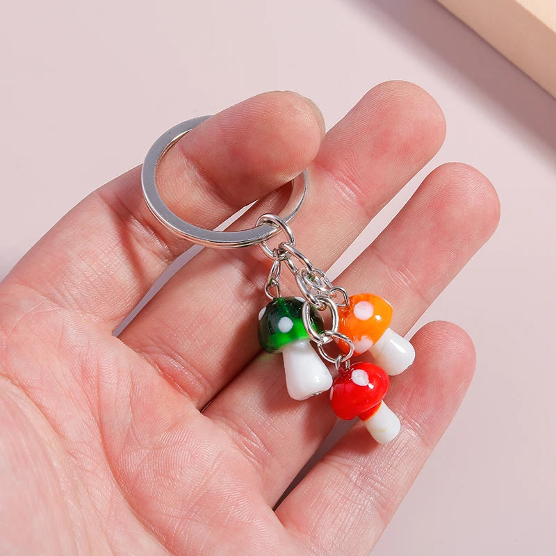 Cute Keychain Bee Honeycomb Heart Flower - Image 12