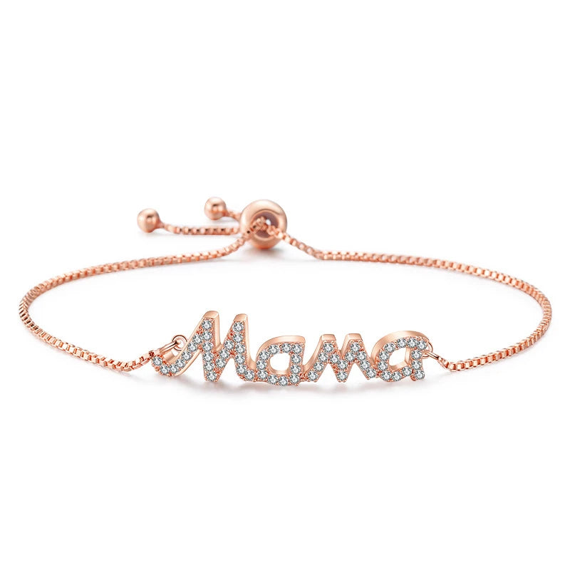Exquisite Mama Letter Bracelet - Image 6