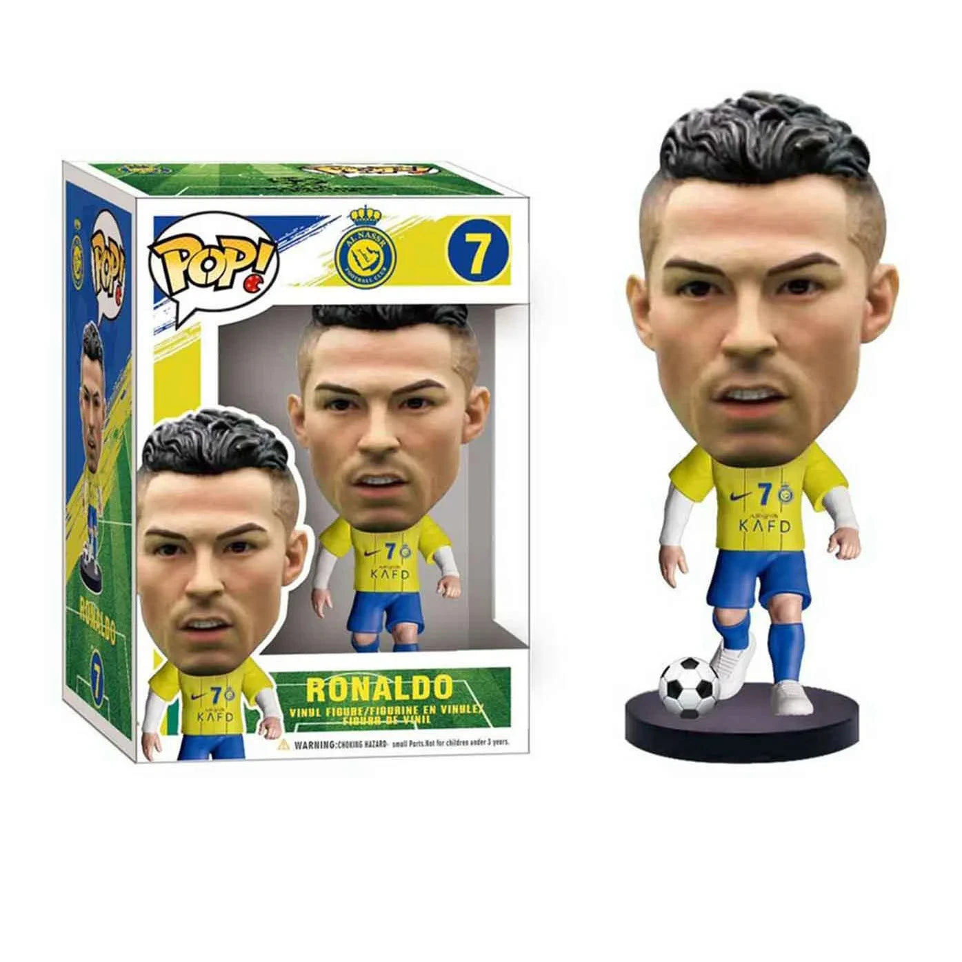 Real life Ronaldo #7 Real Madrid Riyadh Juventus Manchester United Vinelli figure - Image 6