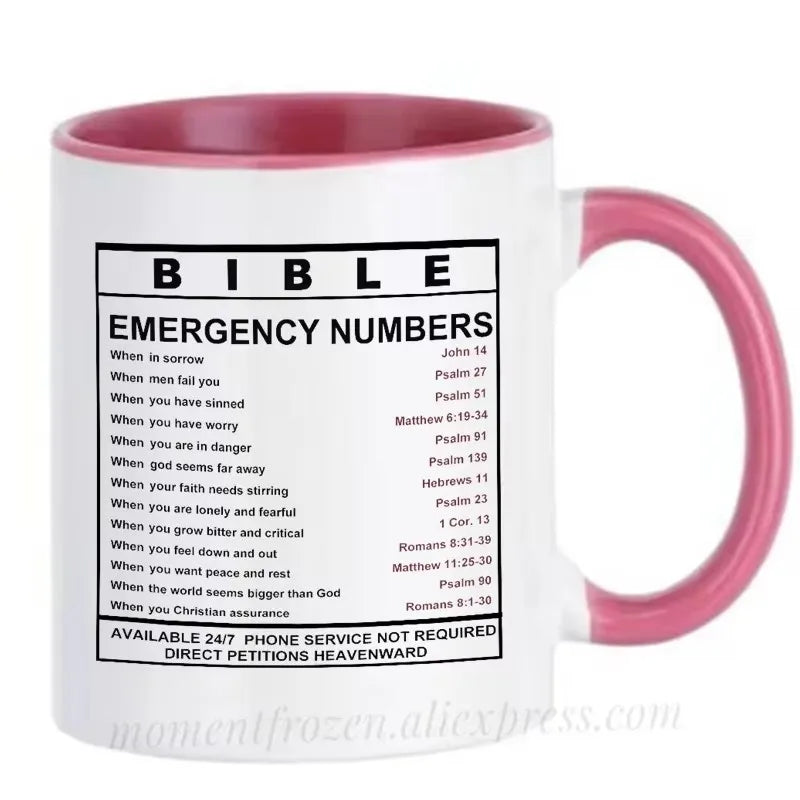 God Bible Quote Jesus Christ Cups Godfather Lord Nun Coffee Mugs - Image 7
