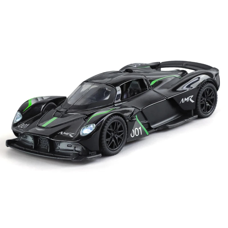 1:32 Aston Martin Valkyrie AMR 001 Super Sports Car Alloy Diecast - Image 4