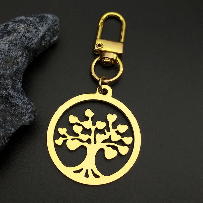 Heart Tree Of Life Pendant Keyring - Image 4