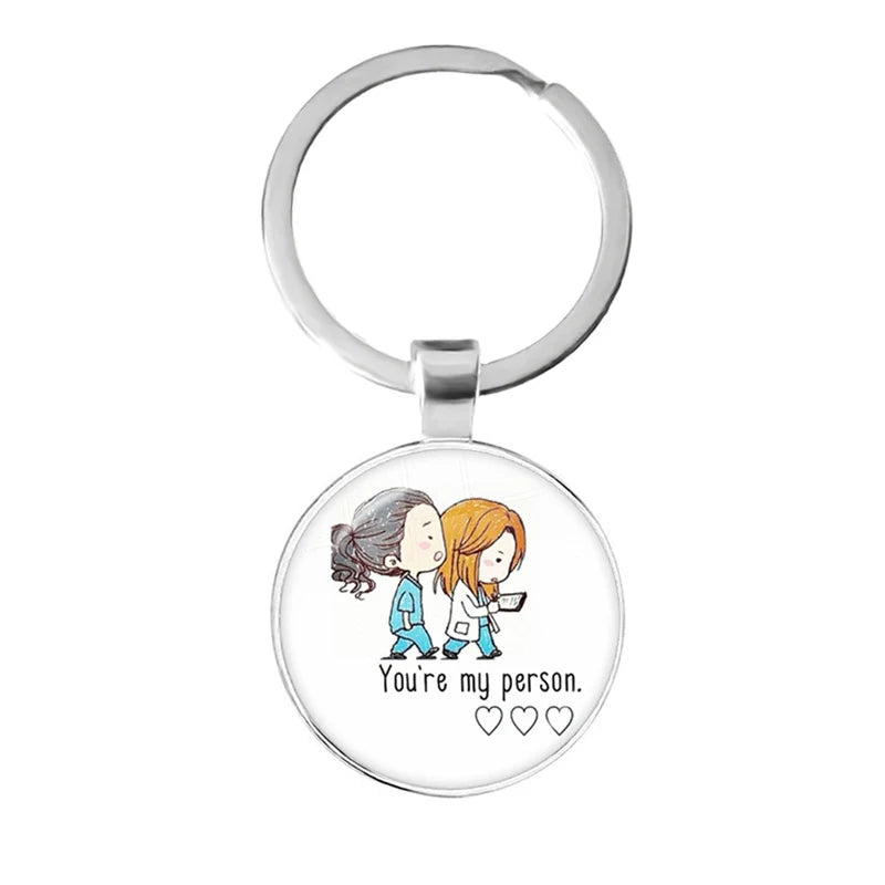 TV Gray Anatomy Cartoon Figure Keychain - Image 37