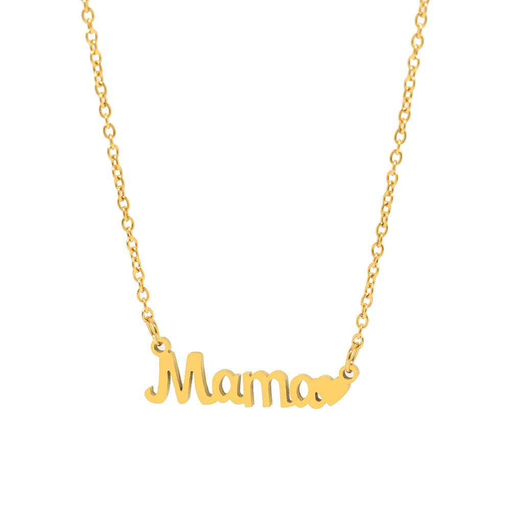 Mama Love Heart Letter Pendant - Image 6
