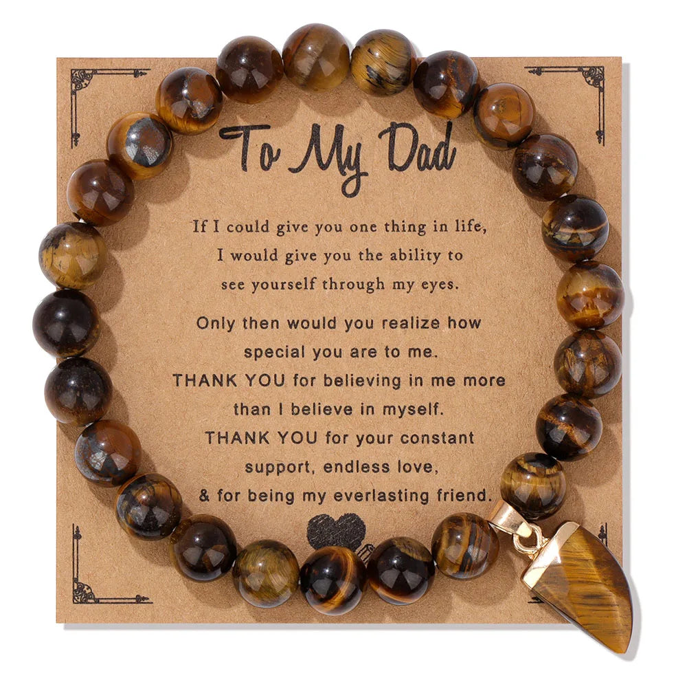 Family Bracelet Natural Stone Bead Bracelet - Image 42
