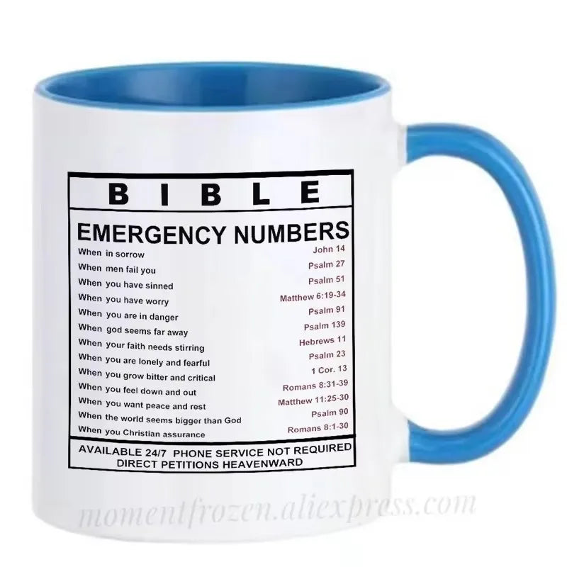 God Bible Quote Jesus Christ Cups Godfather Lord Nun Coffee Mugs - Image 6