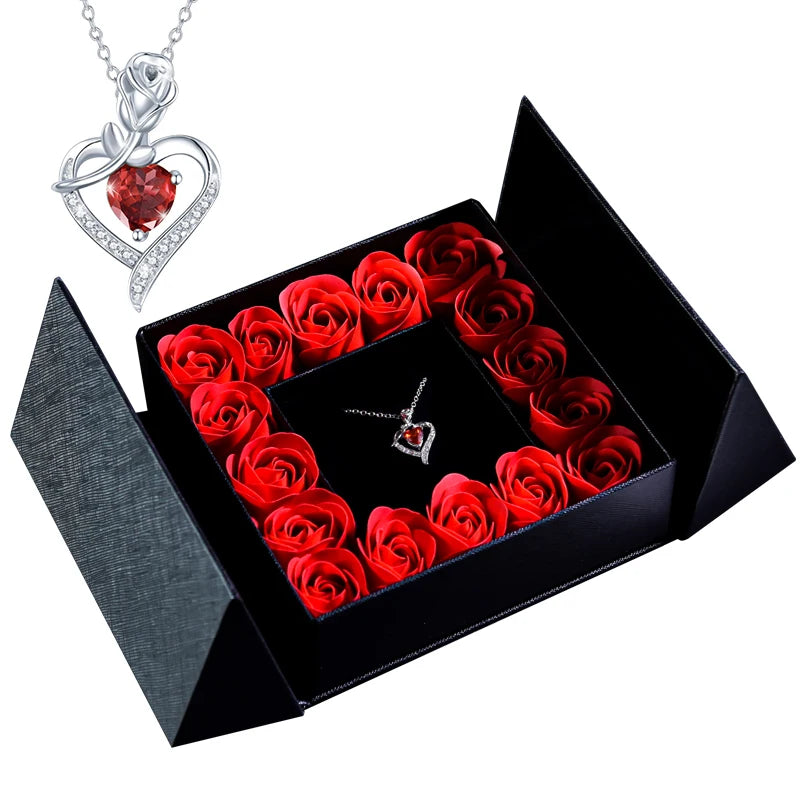 Soap Eternal Rose Necklace Gift Box - Image 14