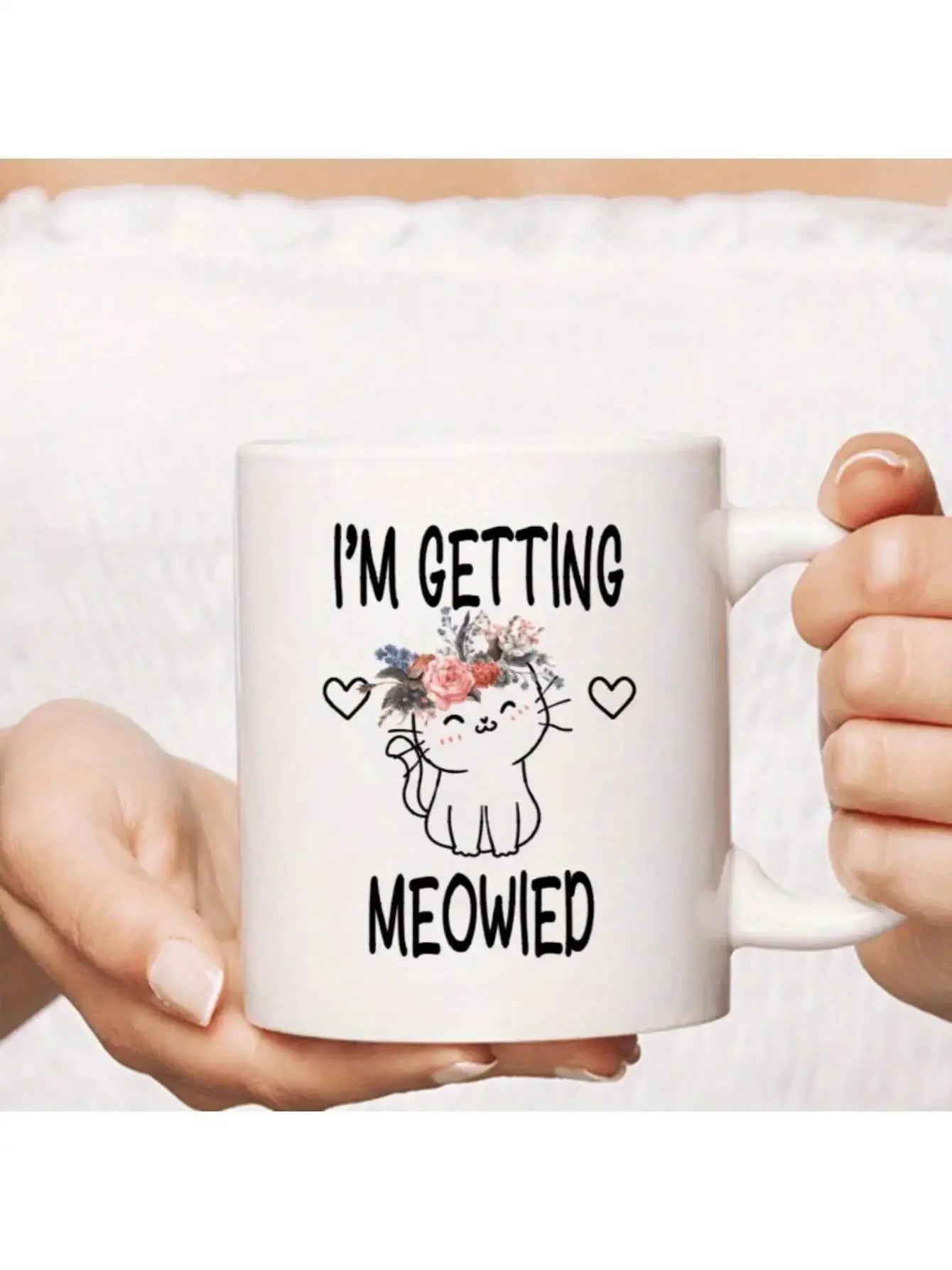 I'M GETTING MEOWIED Coffee Mug - Image 3