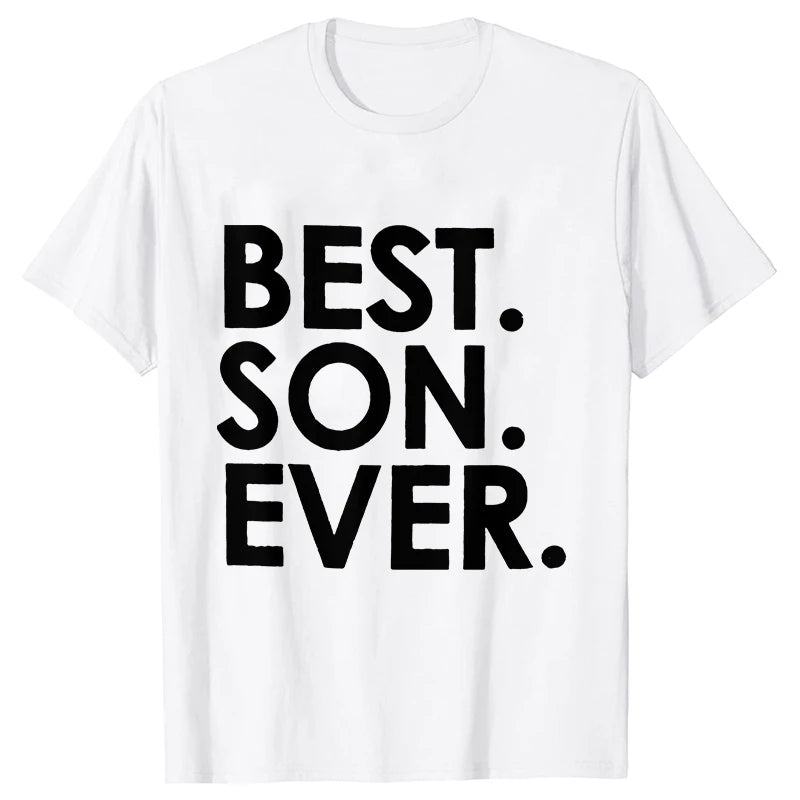 Best Son Ever Family Matching Outfits Set Super Mom Dad Best Son Ever Funny Tee Shirt - Image 5