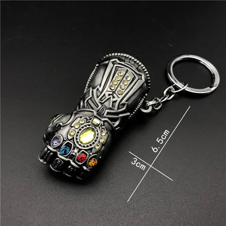 Legends The Avengers Peripherals Thanos Infinity Gauntlet Alloy Car Keychain - Image 23