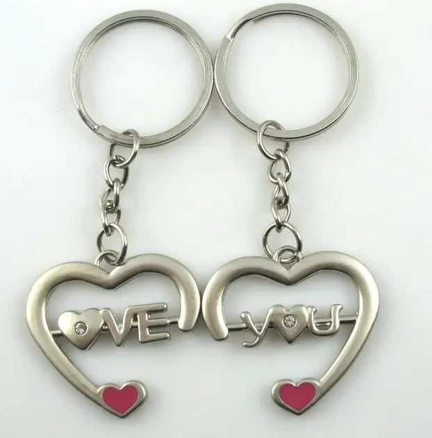 Couple Keychain Lovers Heart - Image 4