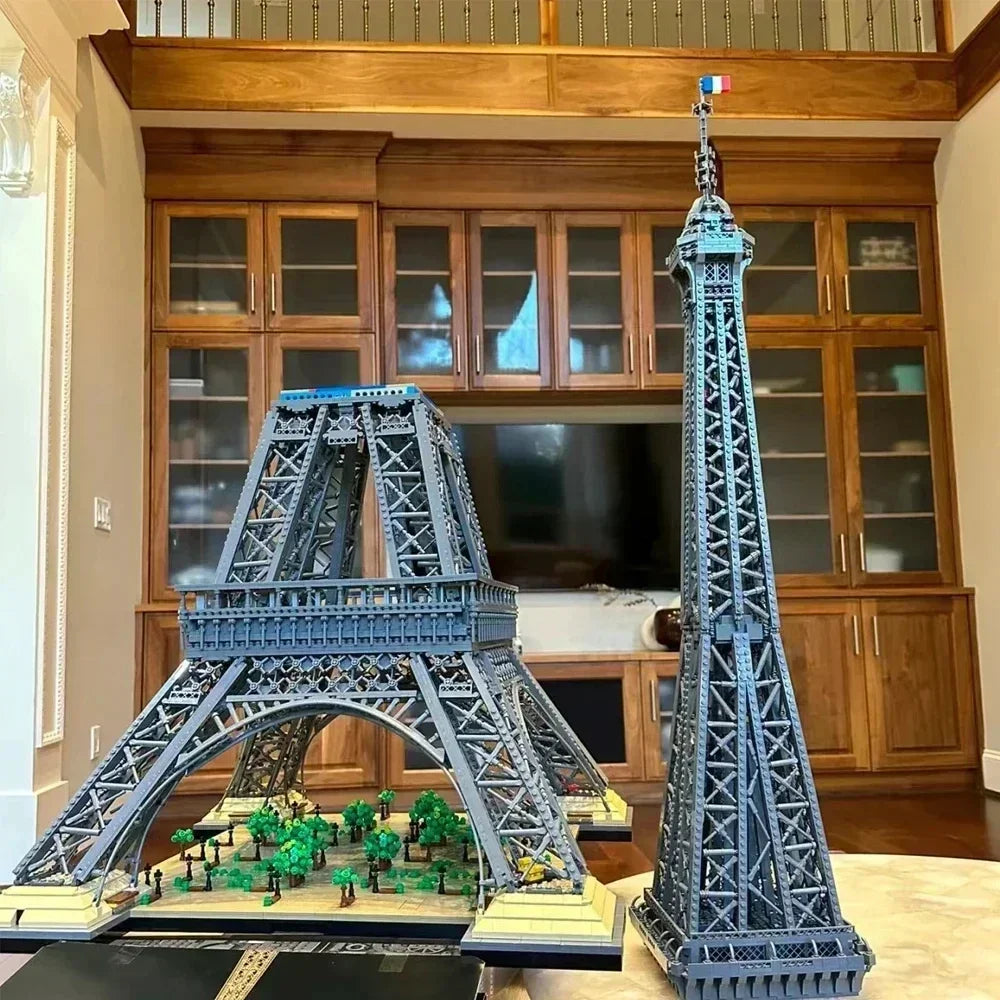 10001Pcs Eiffel Tower Bulding Blocks 1.5M Compatible Tall Model Bricks - Image 6