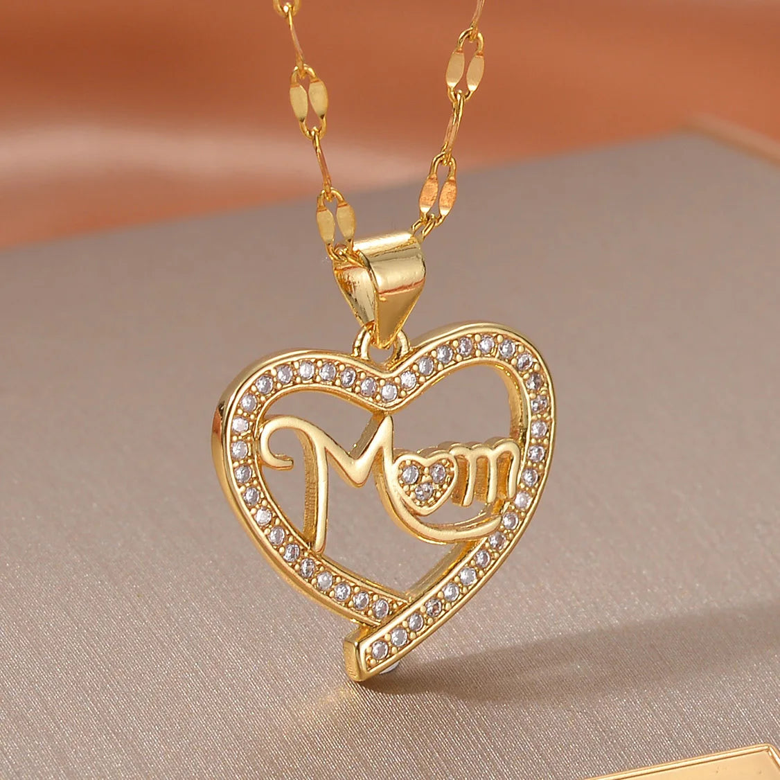 Mom Daughter Son Family Necklace - Image 25