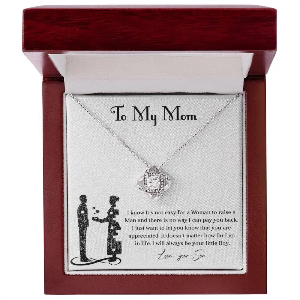 To My Mom from Son I Love You Necklace - Image 5