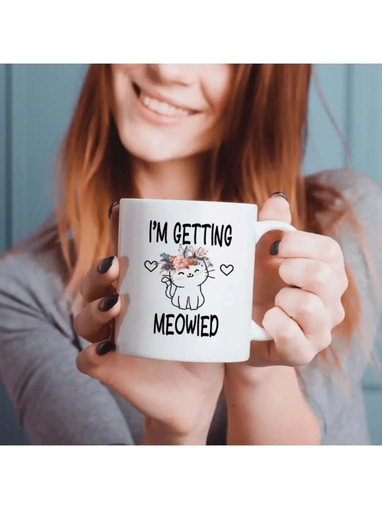 I'M GETTING MEOWIED Coffee Mug - Image 4
