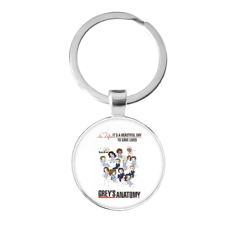 TV Gray Anatomy Cartoon Figure Keychain - Image 12