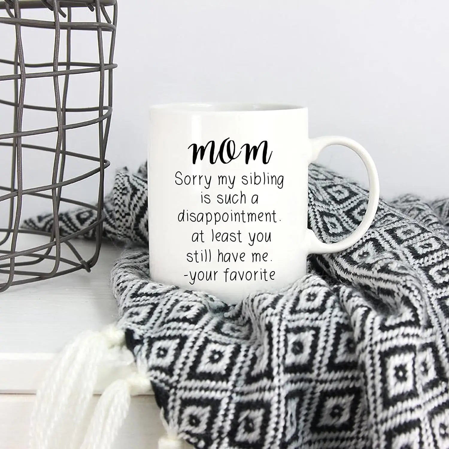 Sorry My Sibling is Such a Disappointment Mug - Image 4