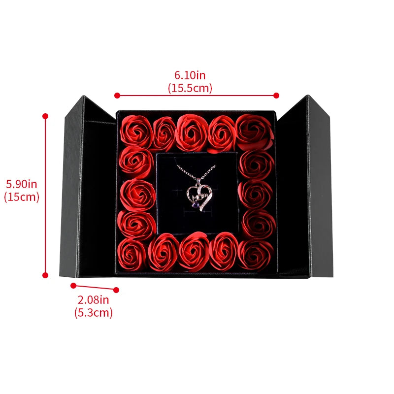 Soap Eternal Rose Necklace Gift Box - Image 9