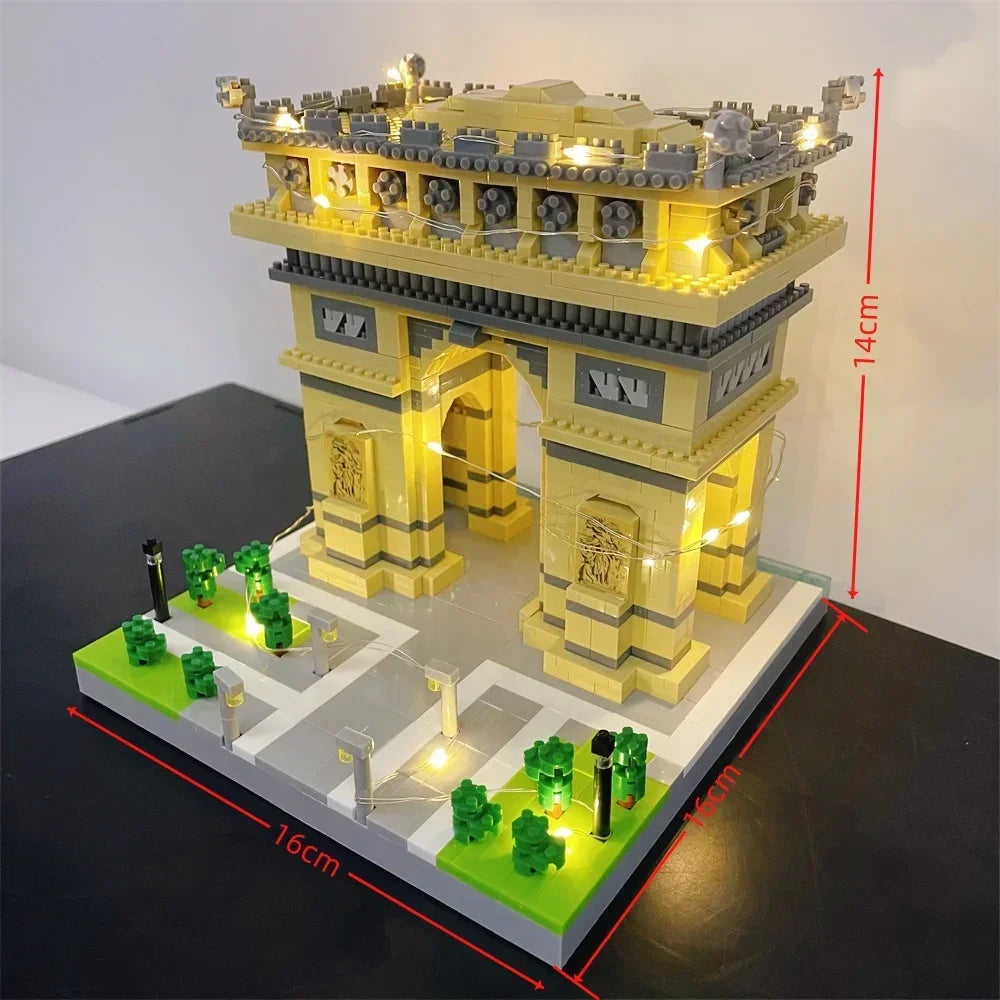 Paris Eiffel Tower Micro Mini Building Blocks - Image 15
