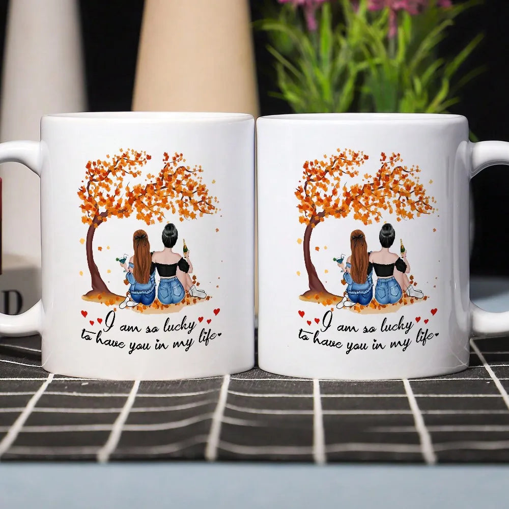 Grade, I Am So Lucky To Have You In My Life, Warm Sweet Coffee Mug - Image 3